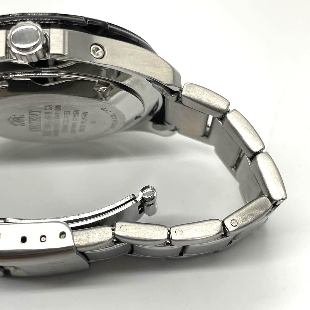 ORIENT Automatic Day Date Black Dial Stainless St… - image 5