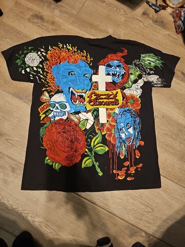 Vintage 1992 Ozzy Osborne All Over Print Single Stich Grail T-Shirt Size XL - Bild 10 von 13
