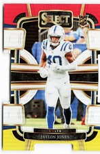 2023 Select Red and Yellow Prizms Die Cuts Jaylon Jones #42 - Colts