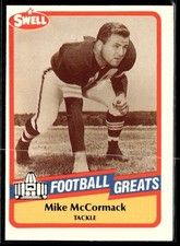 1989 Swell Greats Mike McCormack #125 Cleveland Browns