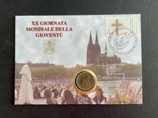 2 Euro Vaticano 2005 - Busta Filatelico-Numismatica XX GMG Colonia