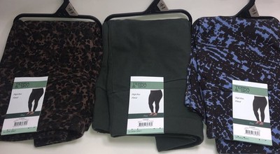 Lot Of 3 Leggings 16-18 1X Terra & Sky women's plus High Rise Ankle length-C6
