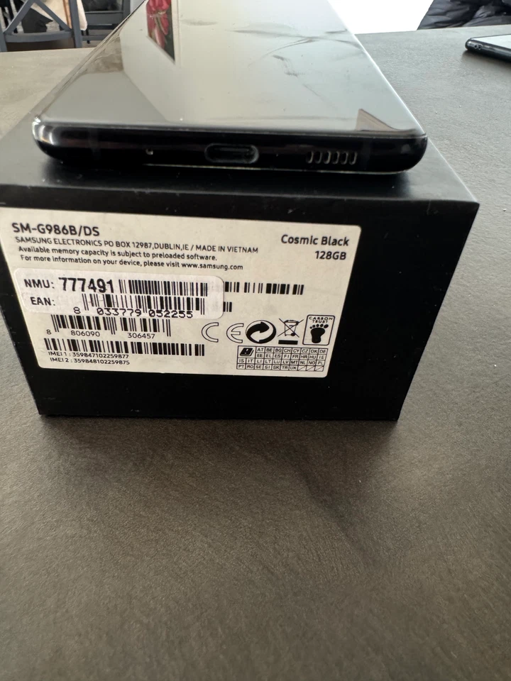 Samsung Galaxy S20+ 5G SM-G986B/DS - 128GB - Cosmic Black (Senza operatore)... - Immagine 2 di 4