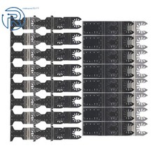 48  Metal Wood Universal Oscillating Multitool Quick Release Saw Blades Kit new
