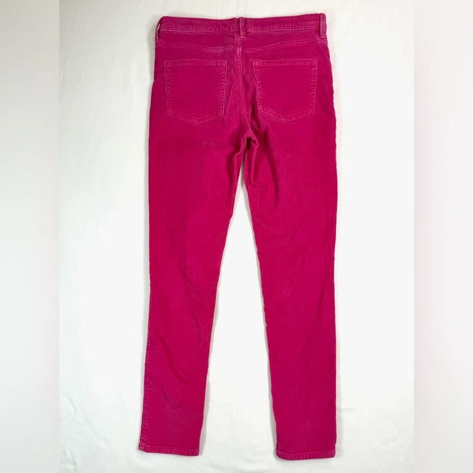 Pantalones de mezclilla CREWCUTS de pana rosa calce ajustado Barbiecore otoño informales talla 14 para niñas Foto 2 de 4