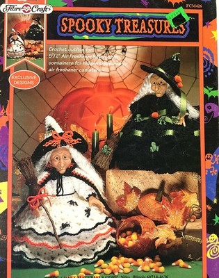 SPOOKY TREASURES Crochet Outfits for 5.5'' Air Freshener WITCH Doll Halloween HTF