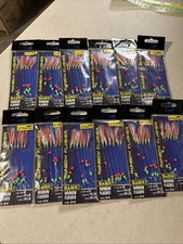 Ahi Sabiki Rainbow Flasher, (12 PACKS) SB-302, SZ 8, Branch:10 lb, Main:20 lb,