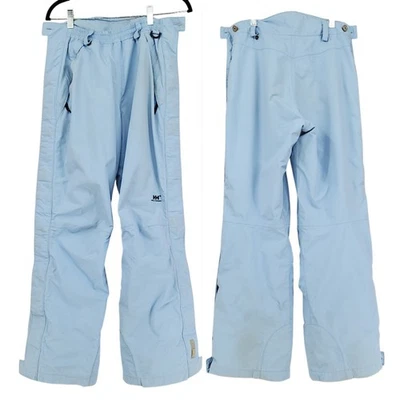 Helly Hansen Ski Pants M Women Light Blue Helly Tech 5 Full Zip Snow Hiking - Image 1 of 4