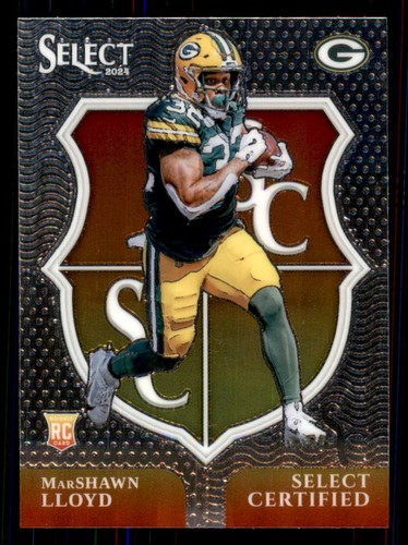 2024 Panini Select Certified Rookies #23 MarShawn Lloyd Green Bay Packers RC - Picture 1 of 2