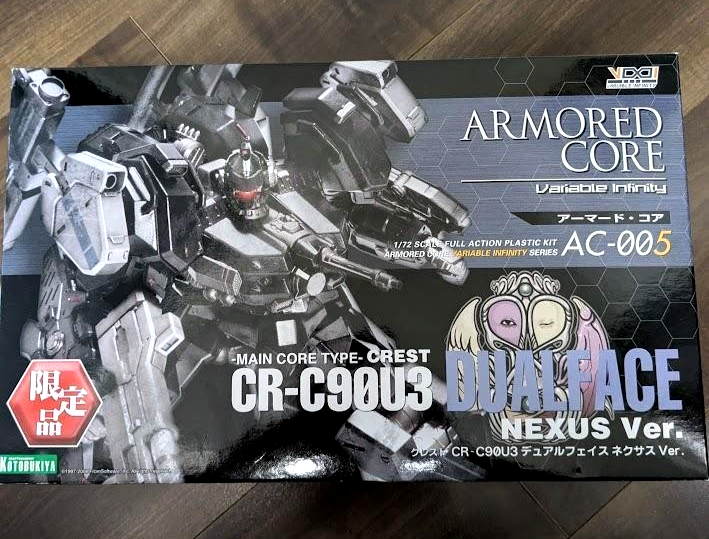 コトブキヤ アーマード・コア CR-C90U3 DUALFACE Ver. Armored Core CR-C90U3 DUALFACE NEXUS Ver. Limited KOTOBUKIYA 1:72