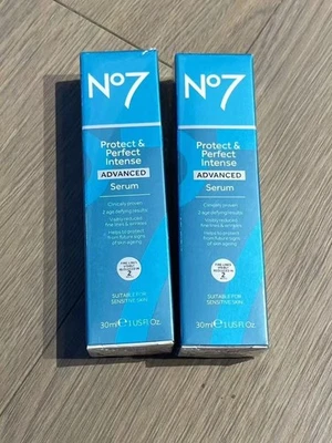 New listing2x 30ml No7 Protect & Perfect Intense Advanced Serum Sealed