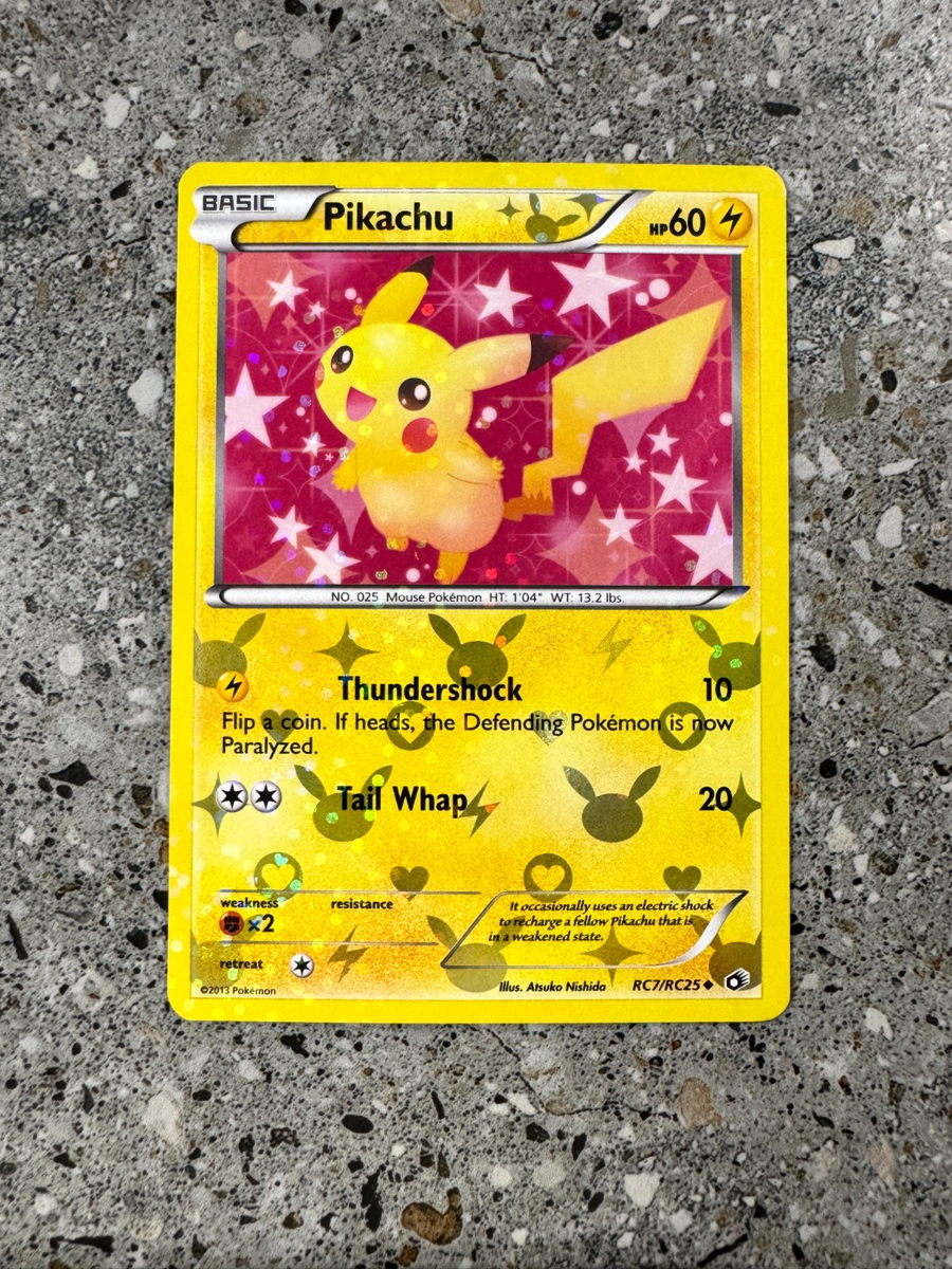Pokemon TCG Cards Pikachu RC7/RC25 Radiant Collection Holo EXC-NM