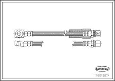 Flexible de frein Opel MANTA