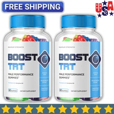 (2 Pack) Boost TRT Male Gummys Advanced Boost TRT Vitamin Supplement 120 Gummies