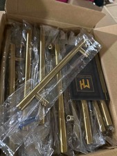35 Pack Cabinet Pulls 5 Inch Handles Satin Brass
