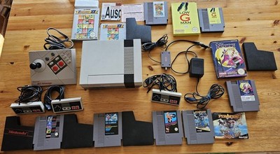 Nintendo NES Konsole Set PAL + 3 Controller + NES Advantage + 7 Spiele getestet