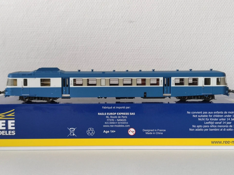 REE MODELES MB-232 X2853 Autorail X2800 TOULOUSE SNCF HO #60 - Photo 2/4