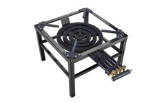 VIPER 20.8KW 4 KEY HEAVY DUTY SINGLE CAST IRON LPG BOILING RING BURNER CATERING