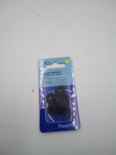 Plumb Pak PP805-31 Black Rubber Flat Connection Faucet Washer 17/32 Dia. in.