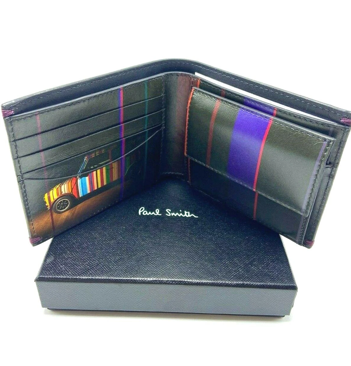 paul smith black wallet