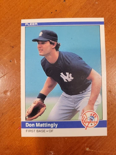 1984 Fleer  #131 Don Mattingly  Yankees  Rookie   MINT