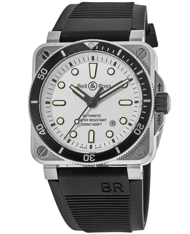 Ross BR 03-92 Diver Silver Dial 