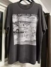 Rage Against the Machine Brockum Retro Classic Black Unisex Tshirt Reprint