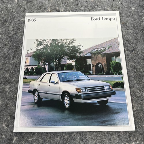 Original 1985 Ford Tempo Vintage Sales Brochure Catalog - Picture 1 of 17