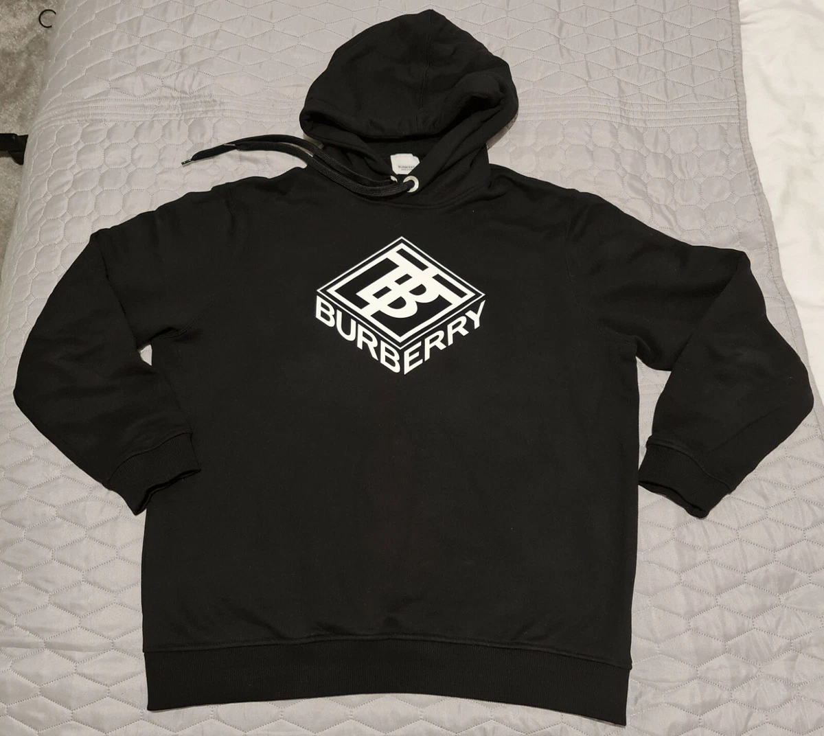Burberry hoodie black cheap
