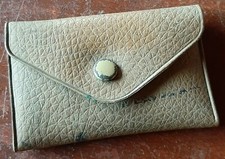 Vintage leather key holder purse type, with assorted keys