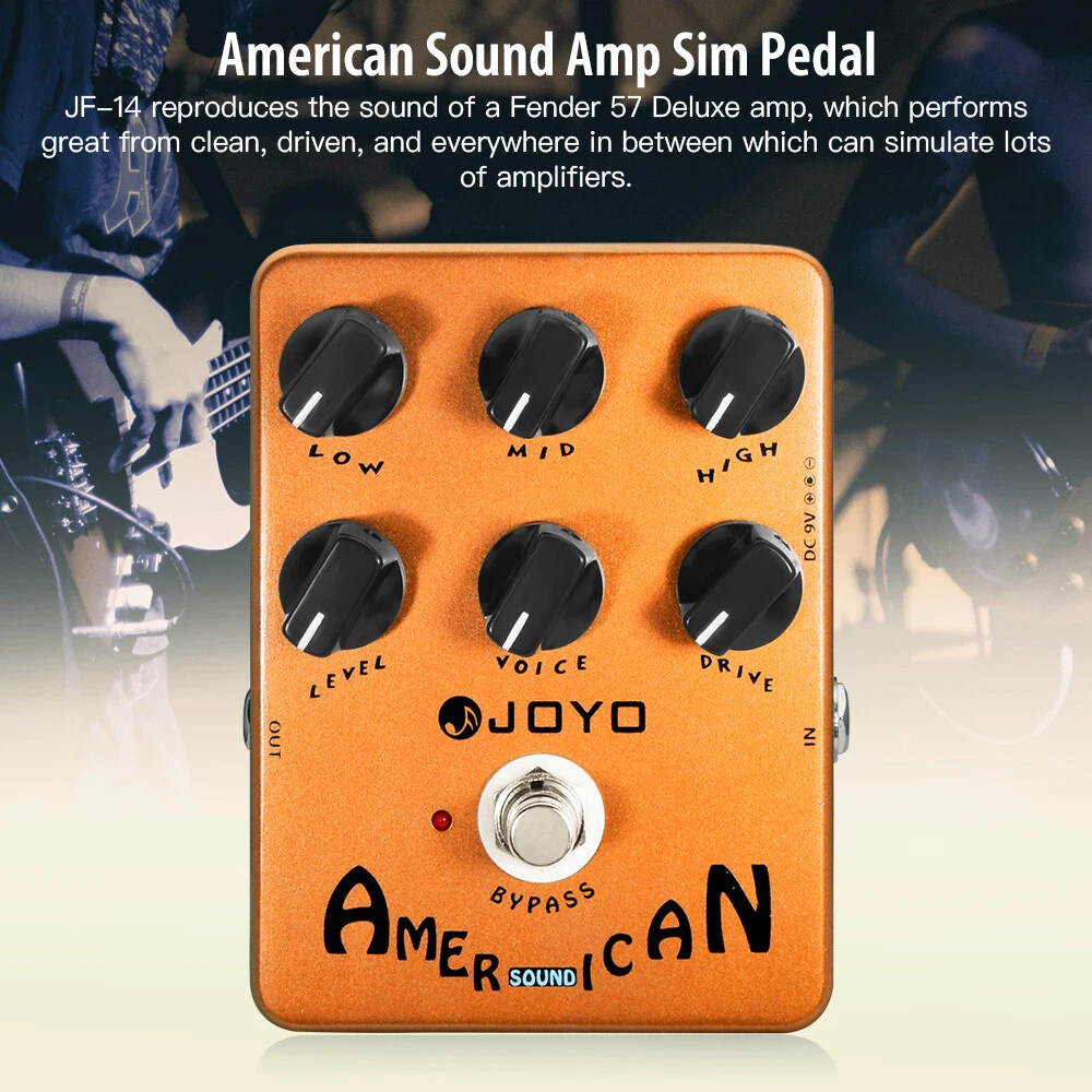 JOYO Overdrive Guitar Effect Pedal American Sound Amp Simulator