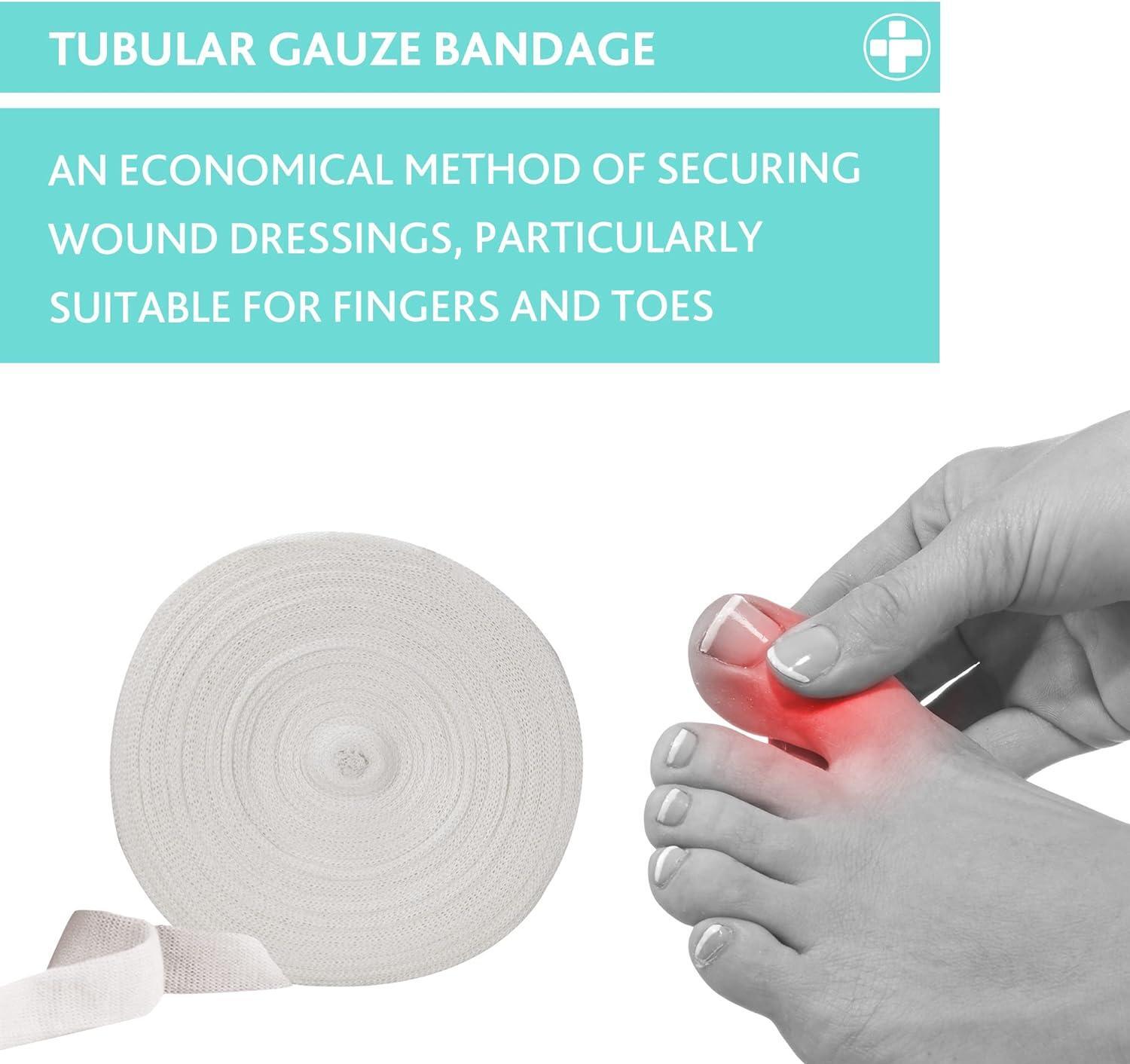 Tubular Gauze Bandage Cotton Retention For Fingers & Toes 20m eBay