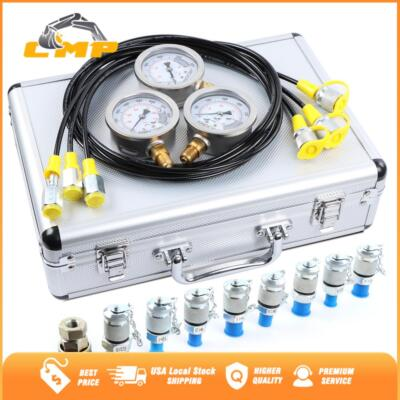 #ad Hydraulic Pressure Test Kit Hydraulic Pressure Gauge Set for CAT Komatsu $75.04