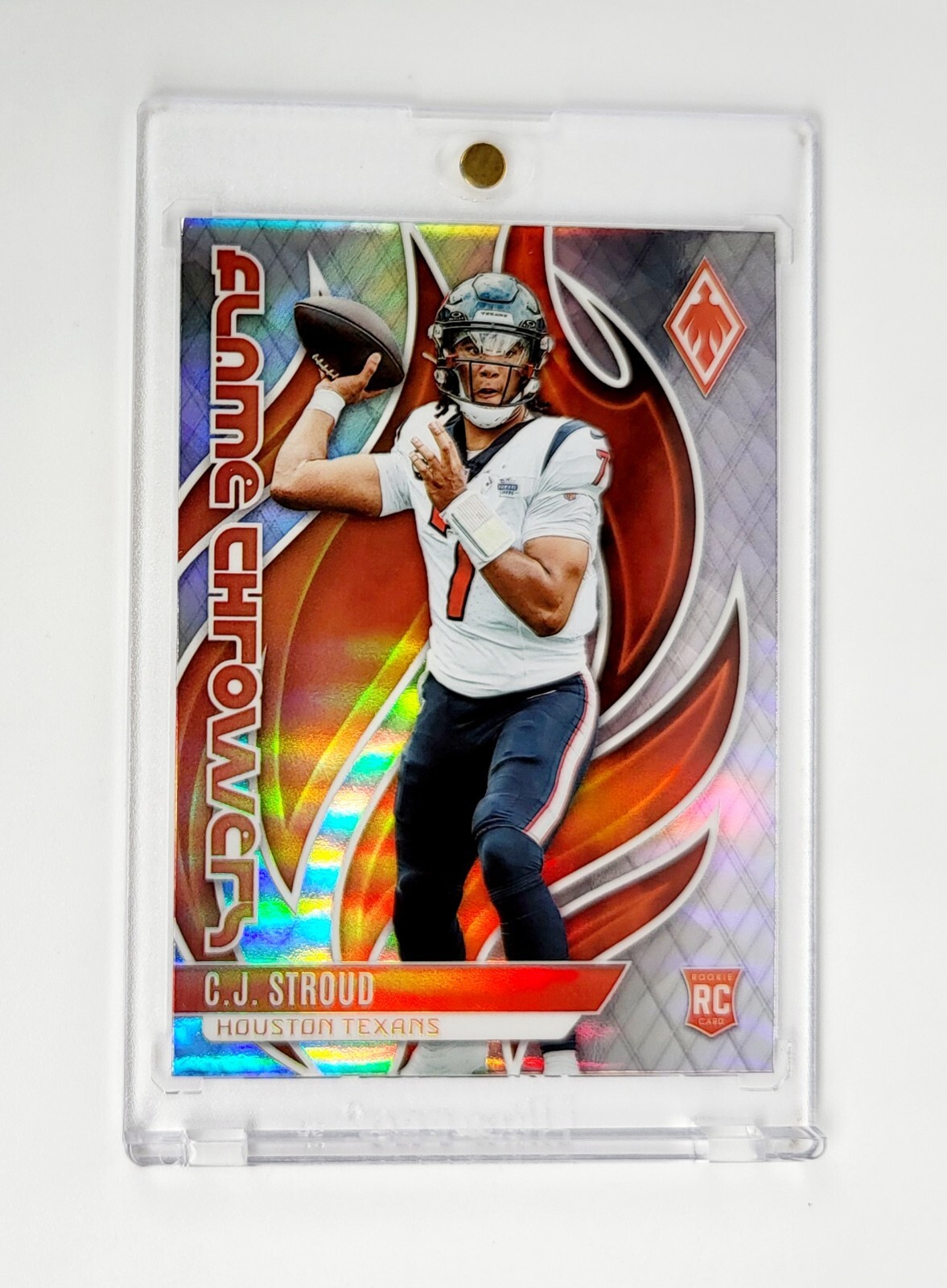 MINT SILVER HOLO ROOKIE 2023 Phoenix CJ Stroud Flame Throwers #FLA-21 Texans RC