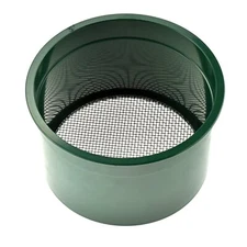 Gold Rush Sifting Classifier Sieve Mini 6 Inch Prospect Pan 10 Holes per Sq Inch