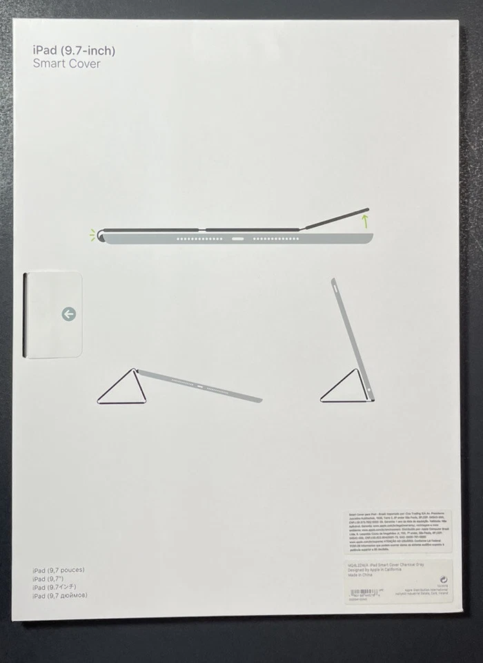 Official Apple iPad 9.7-inch 2018 Smart Cover [ Charcoal Gray ] NEW - Image 2 of 4