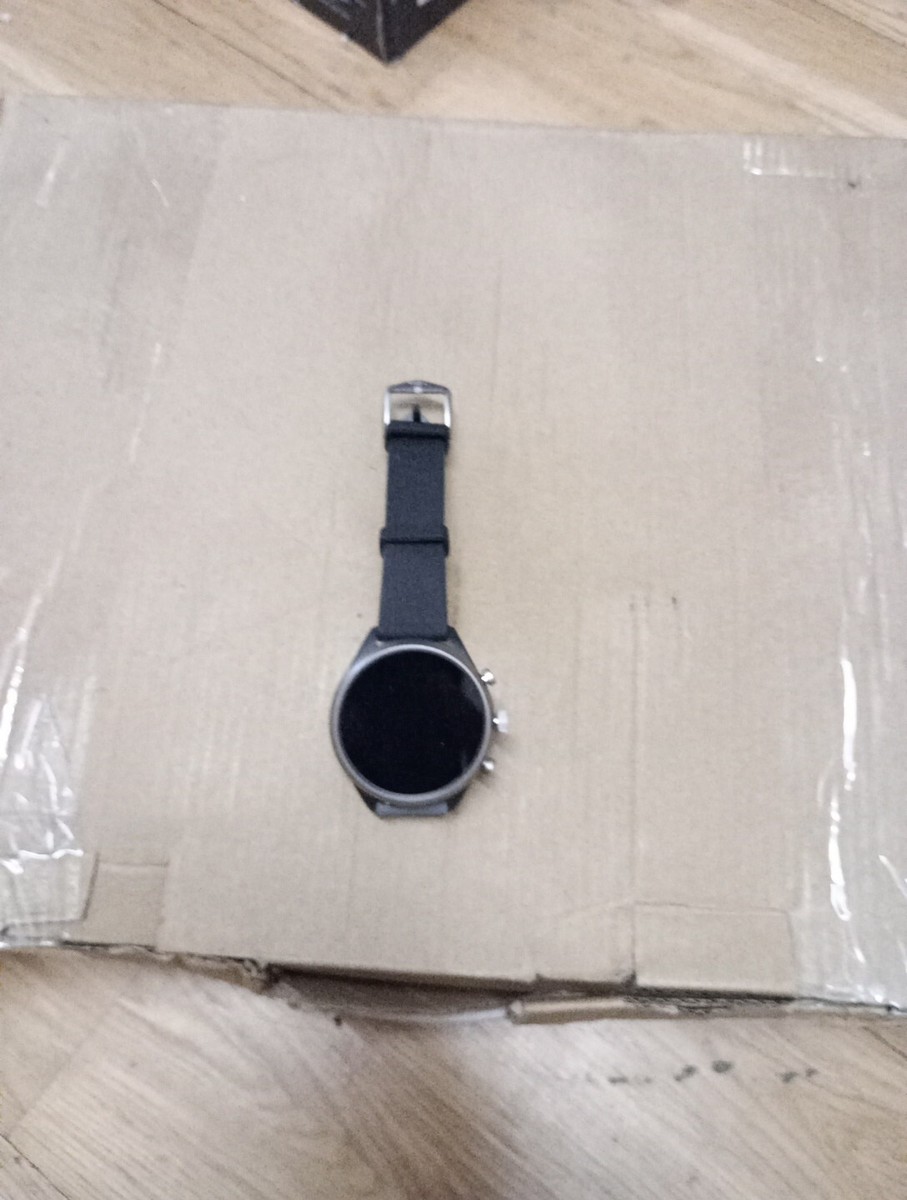 Wear Os Fossil Sport Smartwatch Black Silicone Fossil Sport