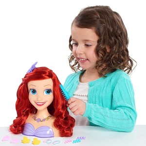 Hair Styling Head Role Disney Princess Ariel Little Mermaid