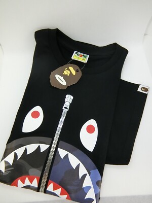 A Bathing Ape COLOR CAMO SEPARATE SHARK TEE XL Men's T-Shirt 2024