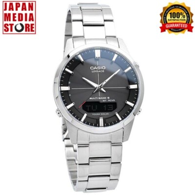 CASIO  LINEAGE  LCW-M170D-1AJF Black Dial Tough Solar Atomic Radio Men Watch NEW