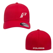 POLARIS Retro RZR ATV 4X4 Flexfit Hat Cap Front Back Embroidery