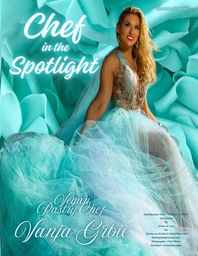 The "DUCHESS VANJA" Ocean Blue Green Crystal Lace & Tulle Wedding Ballgown Set - Picture 7 of 11