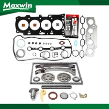Head Gasket Set Timing Chain Kit Fit Scion Toyota Camry Matrix RAV4 Solara 2.4L