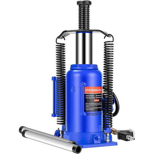 Air Hydraulic Bottle Jack 20 Ton Manual 44000lbs Heavy Duty Auto Truck