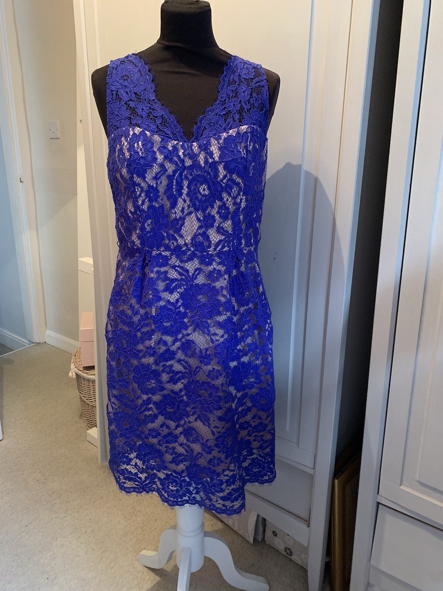 Oasis Royal Blue Lace Dress Size12 | eBay UK Oasis Royal Blue Lace Dress Size12 | eBay UK