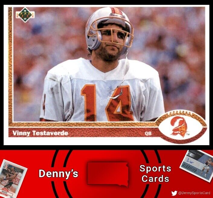 1991 Upper Deck #261 Vinny Testaverde Tampa Bay Buccaneers 1991 Upper Deck #261 Vinny Testaverde Tampa Bay Buccaneers
