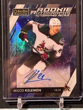 2023-24 O-Pee-Chee Platinum Cosmic Rookie Auto #R-KE Milos Kelemen! #34/65!