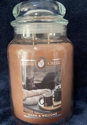 Goose Creek -   Warm & Welcome- Fabulous Cozy Home- 24oz Jar Candle, My Fave!!!