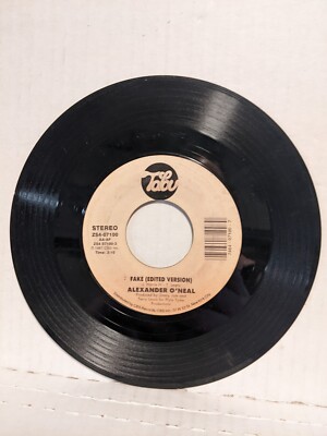 45 ~Alexander O'Neal - ''A Broken Heart Can Mend / Fake'' Tabu 1985 (NM)