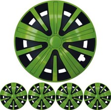 16 Pollici 4x Premium Design Copricerchi Coprimozzi " Spinello fino A " IN Verde
